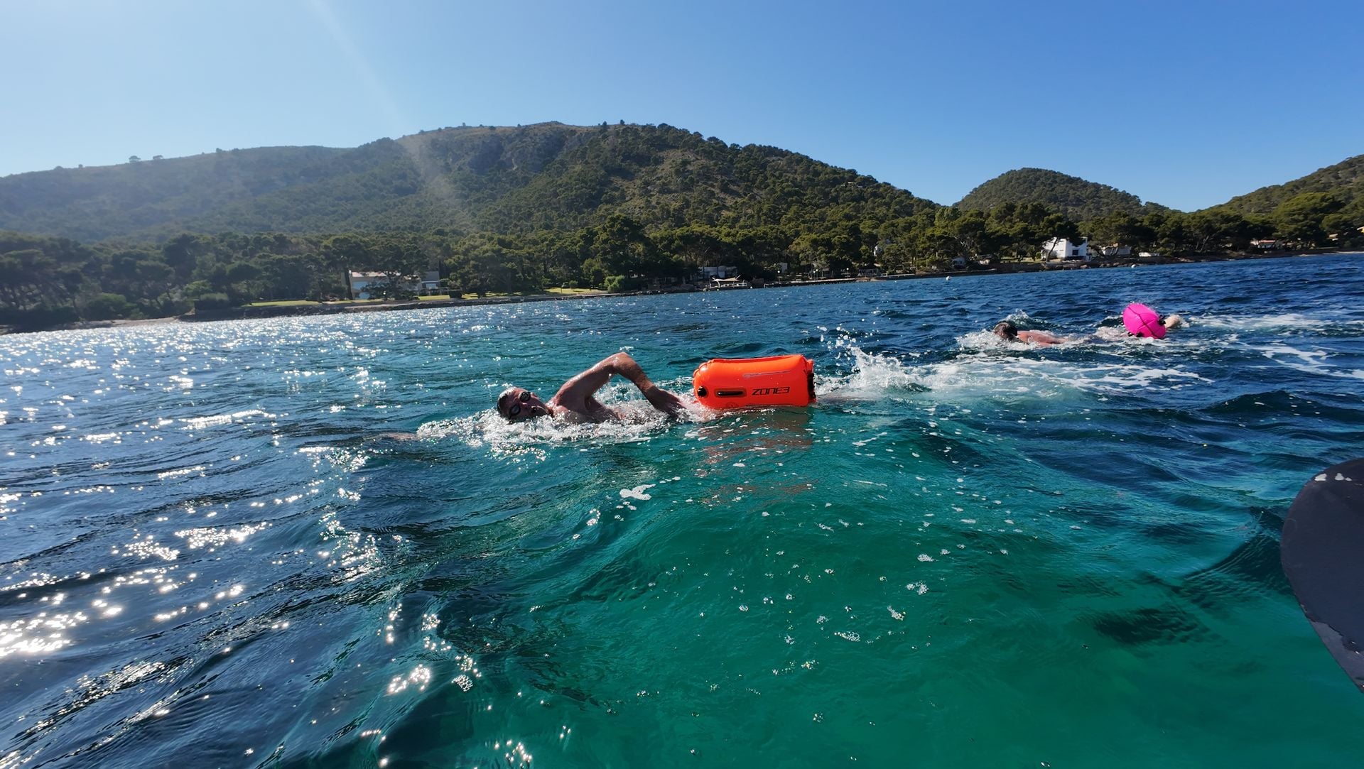 Natación en cala mediterránea experiencia privada grupos SwimNoLimits