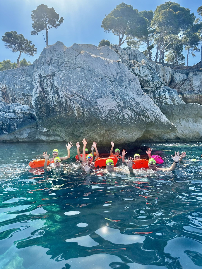 Experiencia privada kayak y natación aguas abiertas Mediterráneo SwimNoLimits