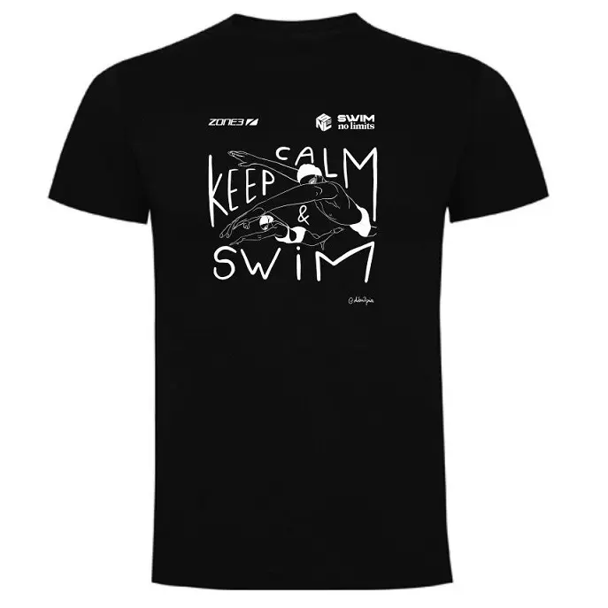 [SNL25/SHR/MKEEP/S] Camiseta "Keep Calm Swim" [Hombre] (S)