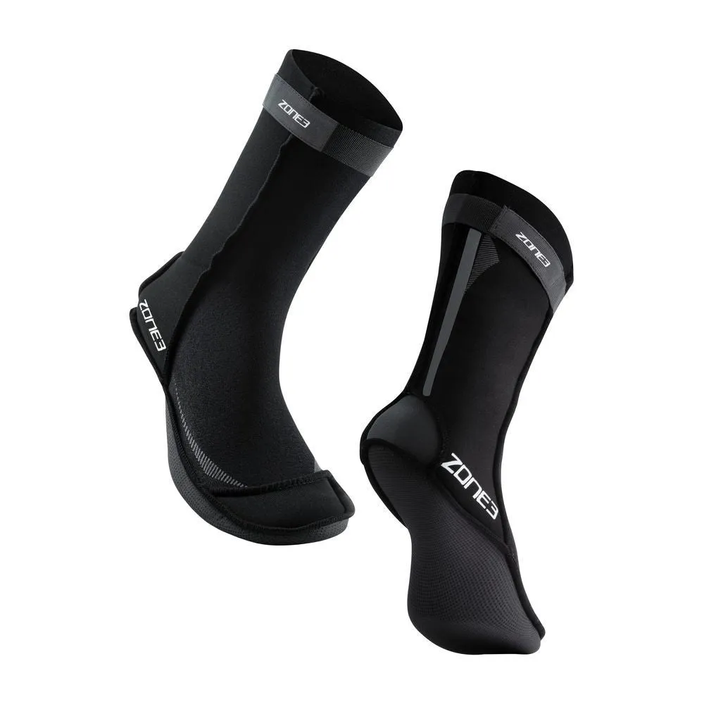 [NA18UNSS108/S] Neoprene Swim Socks (S, Black/Red)