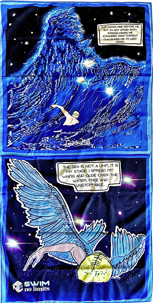 Toalla rizo "The sea is not a limit..."