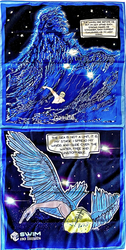 [SNL25/TWL/SNOL/OS] Toalla rizo "The sea is not a limit..."