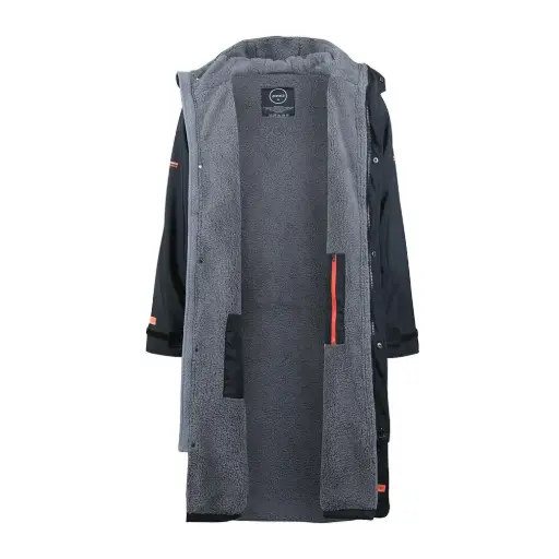 Recycled Heat-Tech Polar Fleece Parka Robe 